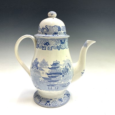 Lot 1048 - An early 19th century pearlware blue and white...