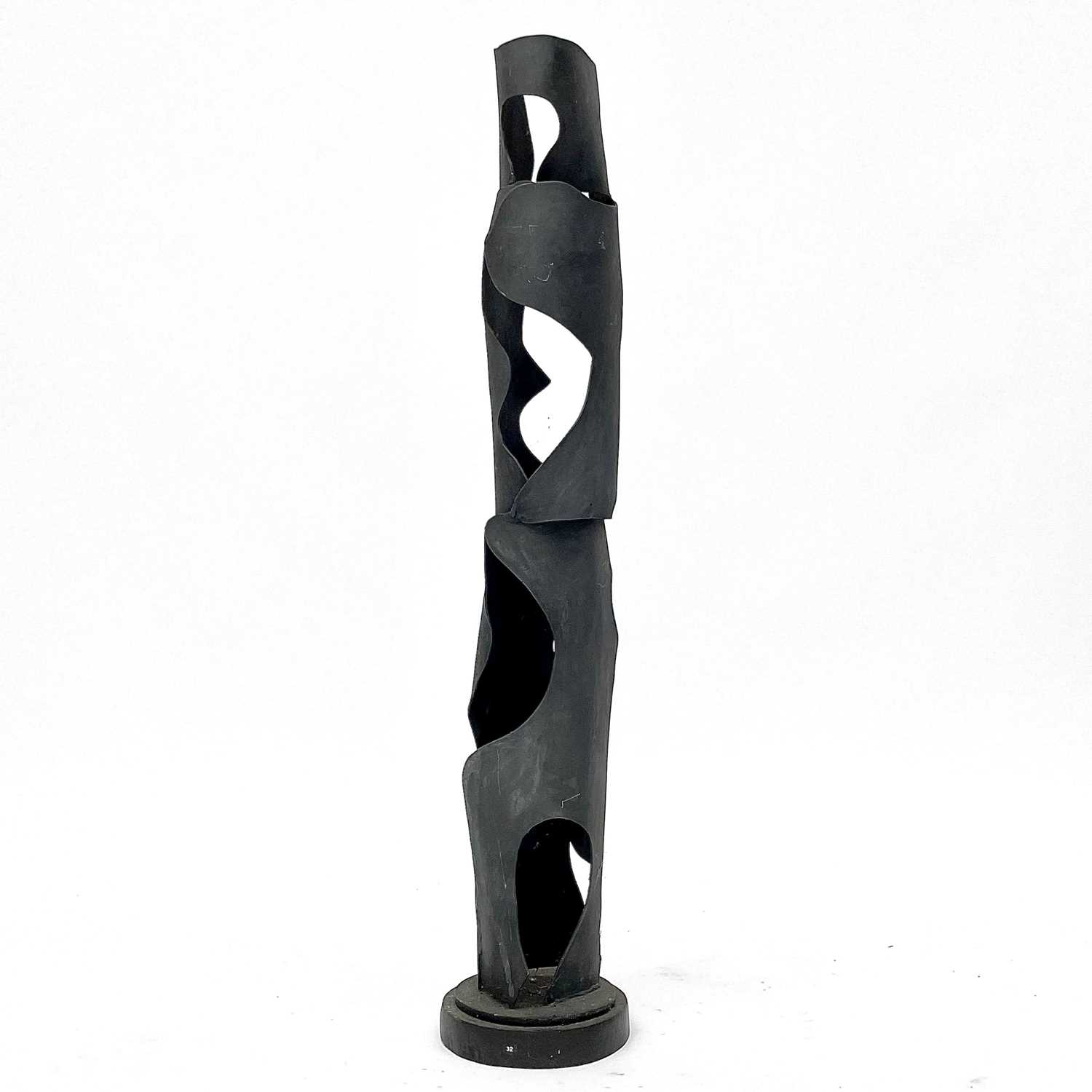 Lot 1486 - June Barrington-Ward Totem figure Steel...