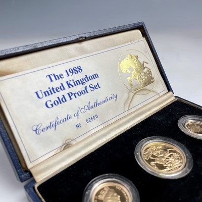Lot 710 - A 1988 United Kingdom Gold Proof Set,...