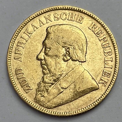 Lot 735 - An 1897 22ct gold 1 Pond coin.
