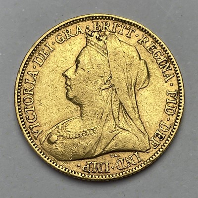 Lot 683 - Victoria 1898 full sovereign coin.