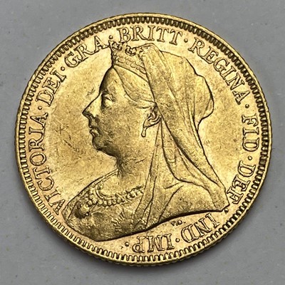 Lot 657 - Victoria 1897 full sovereign coin.