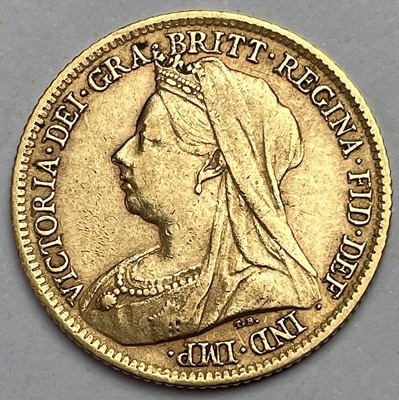 Lot 728 - Victoria 1898 half sovereign coin