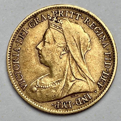Lot 751 - Victoria 1899 half sovereign coin