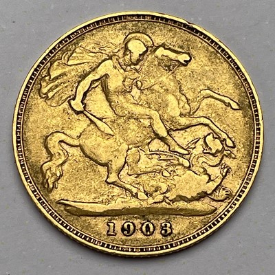Lot 883 - A 1903 half sovereign coin.