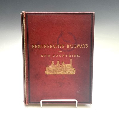 Lot 305 - RICHARD C. RAPIER. 'Remunerative Railways For...