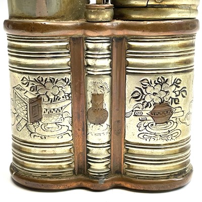 Lot 350 - A Chinese paktong opium pipe, early 20th...