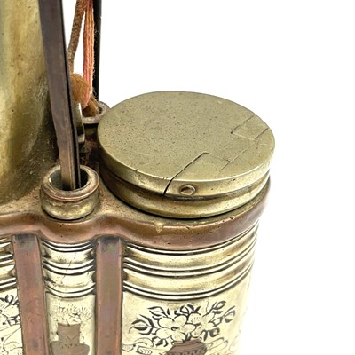 Lot 350 - A Chinese paktong opium pipe, early 20th...