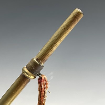 Lot 350 - A Chinese paktong opium pipe, early 20th...