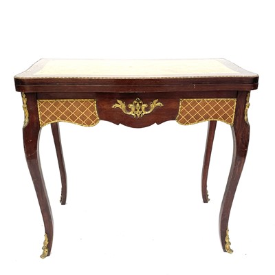 Lot 3107 - A reproduction kingwood and inlaid Louis XVI...