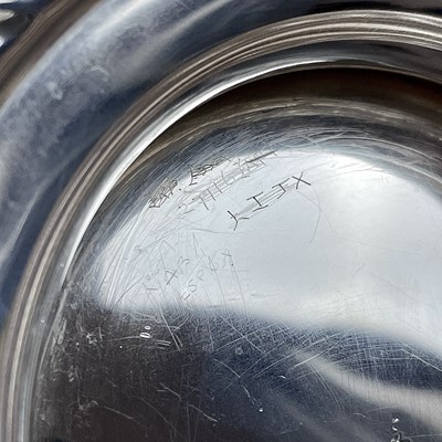 Lot 157 - A Victorian silver wrythen fluted pedestal...