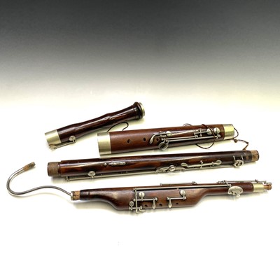 Lot 355 - A Bassoon stamped Hawke & Son Denman street...