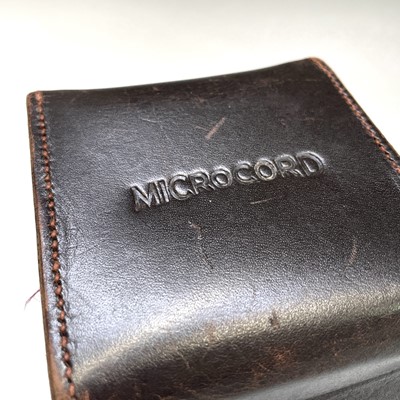 Lot 354 - Microcord Twin Reflex camera in leather case...