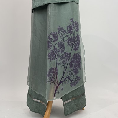 Lot 1038 - Veronika Maine of Australia 100% green silk...