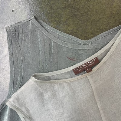 Lot 1038 - Veronika Maine of Australia 100% green silk...
