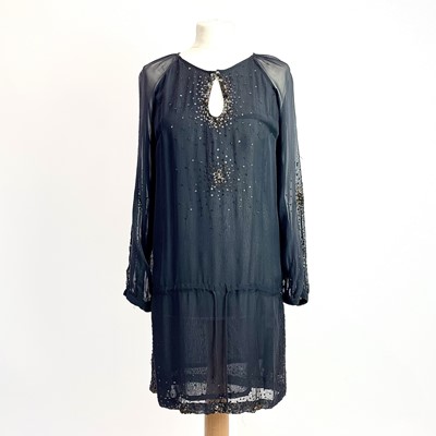 Lot 1008 - Antik Batik grey sequined dress, size M;...