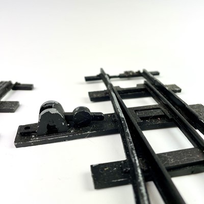 Lot 509 - Mamod 'O Gauge' Track. Comprising 41 curves,...