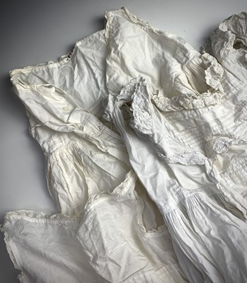 Lot 2808 - Victorian and later christening gowns...