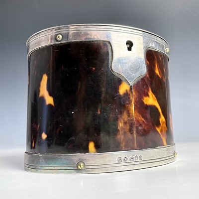 Lot 165 - A Victorian tortoiseshell and electro plated...