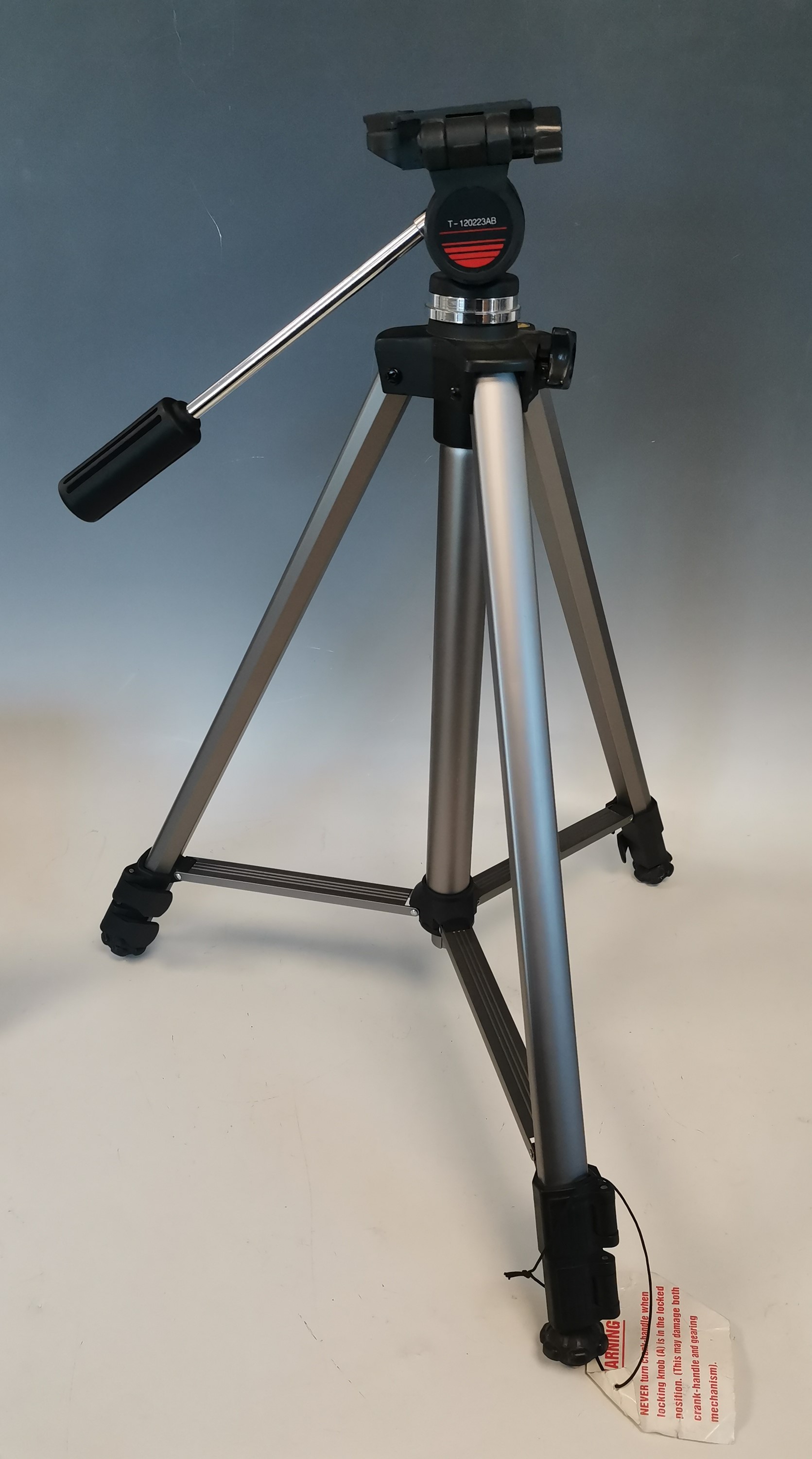 Lot 63 A vanguard camera tripod with case. Height