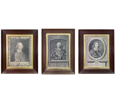 Lot 1552 - Robert Nanteuil Richelieu Copper engraving,...