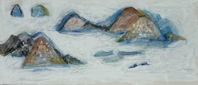 Lot 376 - Daphne MCCLURE (1930) Limpet Rocks Mixed media...