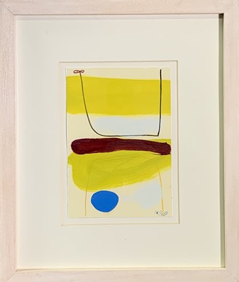 Lot 245 - Henrietta DUBREY (1966) Yellow Stretch Oil,...