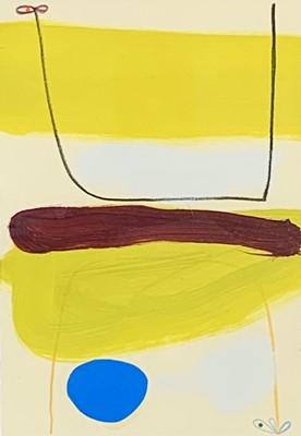 Lot 245 - Henrietta DUBREY (1966) Yellow Stretch Oil,...