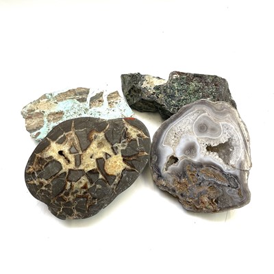 Lot 369 - Large collection of various mineral and rock...