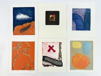 Lot 158 - A small portfolio box of 9 prints by various...