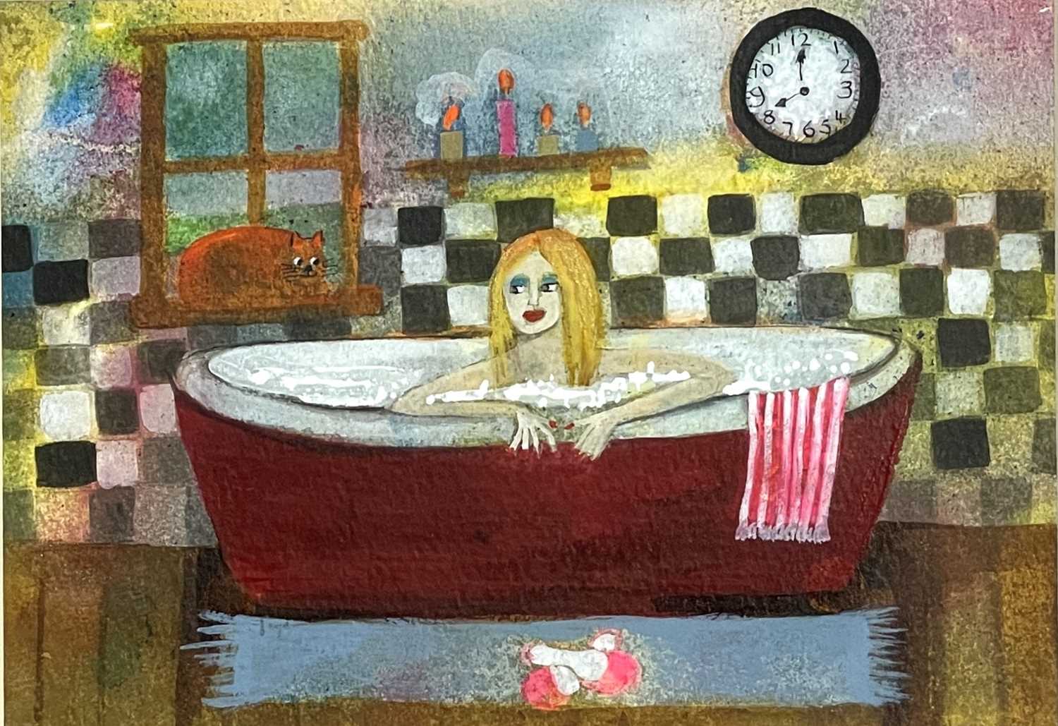 Lot 667 - Rosa SEPPLE PRI (1951) Bath Time Gouache...