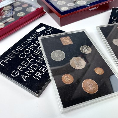 Lot 72 - Proof G.B Royal Mint Currency Sets. Comprising...