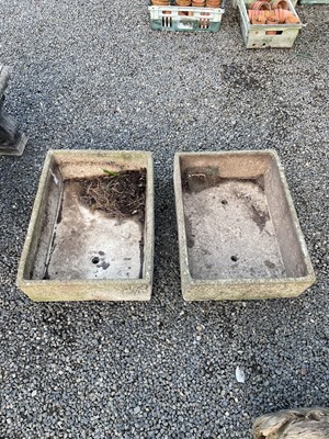 Lot 621 - A pair of Cotswold Studios cast concrete...