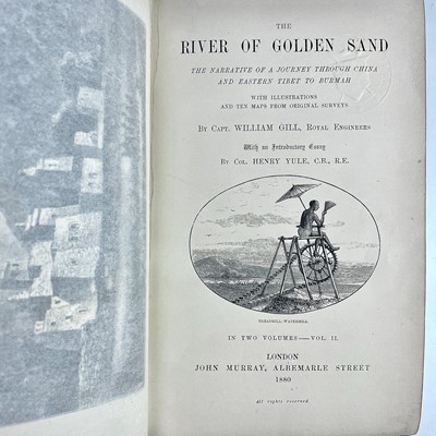 Lot 457 - Capt WILLIAM GILL. 'The River of Golden Sand:...