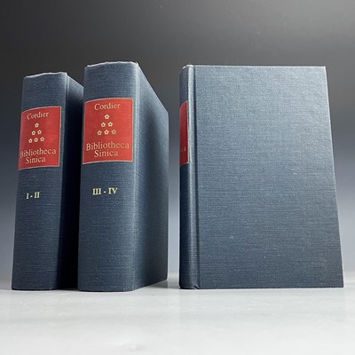 Lot 461 - HENRI CORDIER. 'Bibliotheca Sinica:...