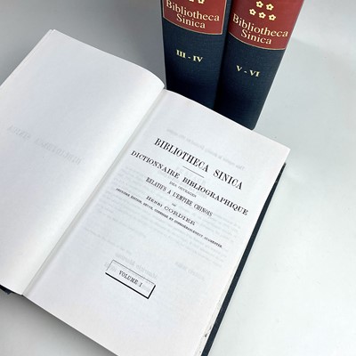 Lot 461 - HENRI CORDIER. 'Bibliotheca Sinica:...