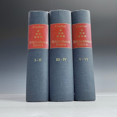 Lot 461 - HENRI CORDIER. 'Bibliotheca Sinica:...