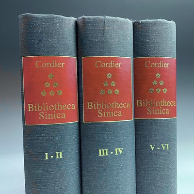 Lot 461 - HENRI CORDIER. 'Bibliotheca Sinica:...