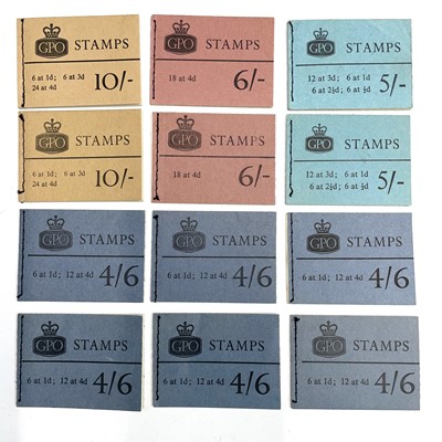 Lot 337 - G.B Pre-Decimal Booklets. 1960's stamp...