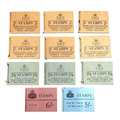 Lot 465 - G.B 0Pre-Decimal Booklets.1950/60's stamp booklets.