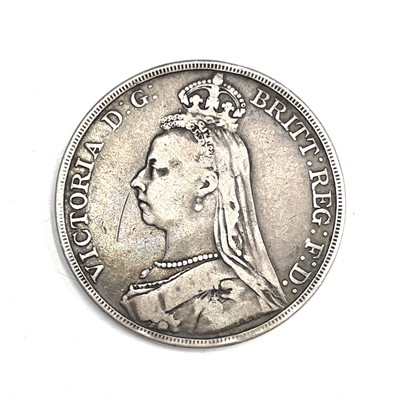 Lot 92 - G.B Silver Crowns (x7). Comprising 1821, 1890...