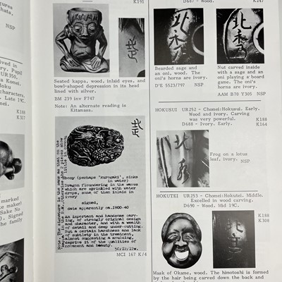 Lot 543 - GEORGE LAZARNICK. Netsuke & Inro Artists, and...