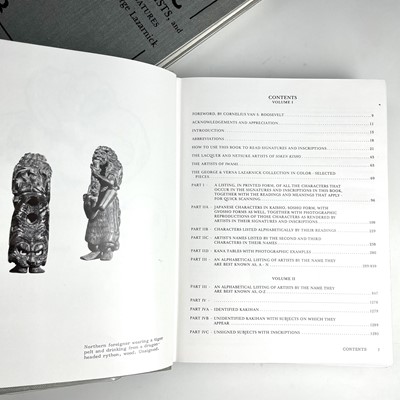 Lot 543 - GEORGE LAZARNICK. Netsuke & Inro Artists, and...
