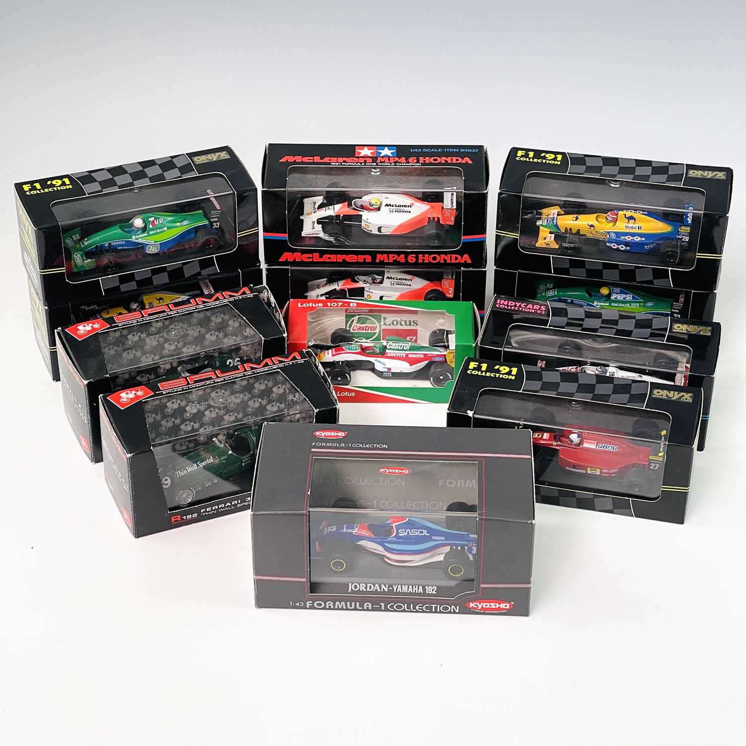 Lot 633 - Formula 1 / Indi Cars 1/43rd Scale Die Cast...