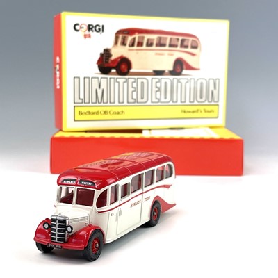 Lot 635 - Corgi Bedford OB Die Cast Coaches. A box...