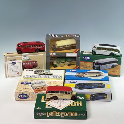 Lot 636 - Bedford OB & AEC Regal Boxed Die Cast Coaches....