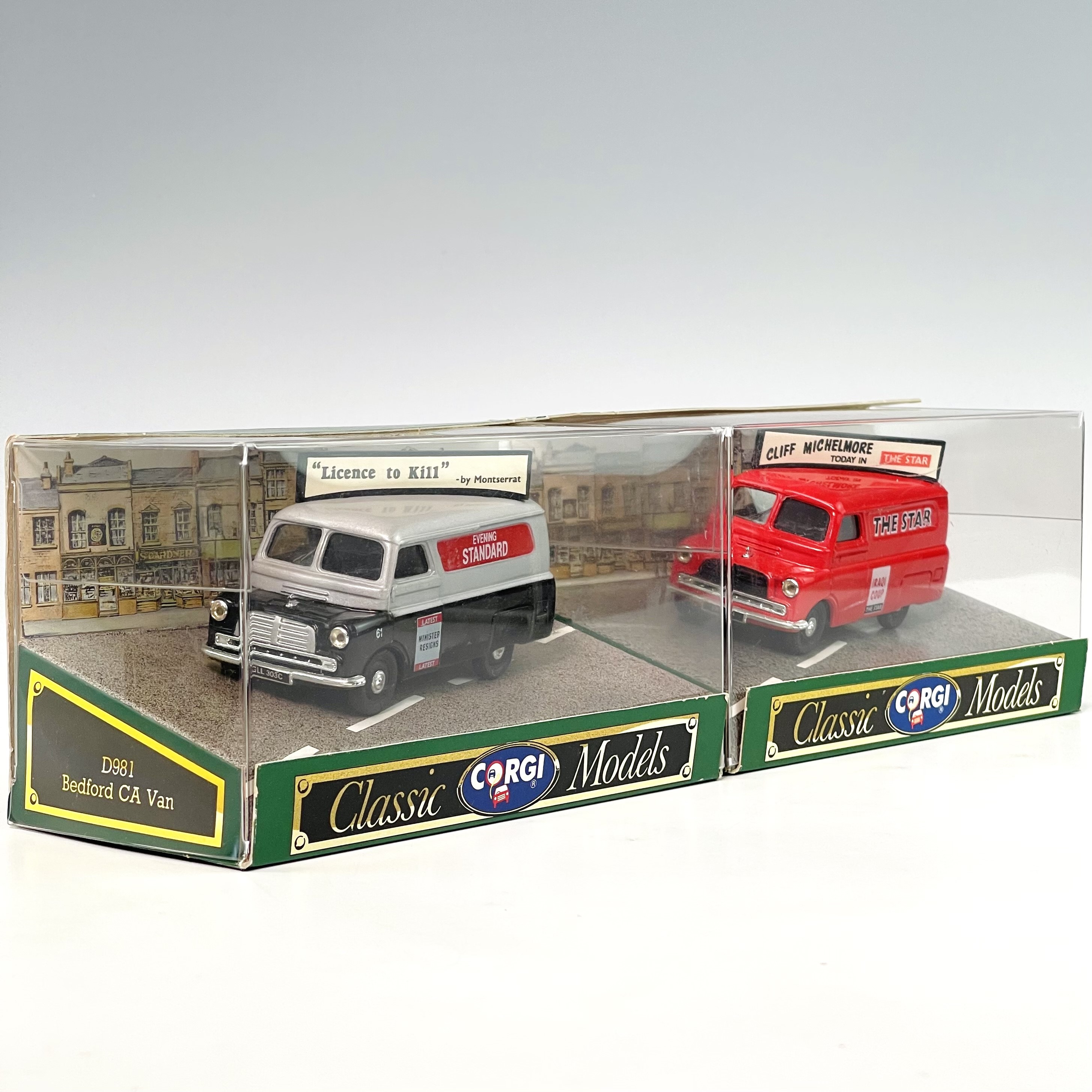 Lot 650 boxed Classic Die Cast Model Vans.