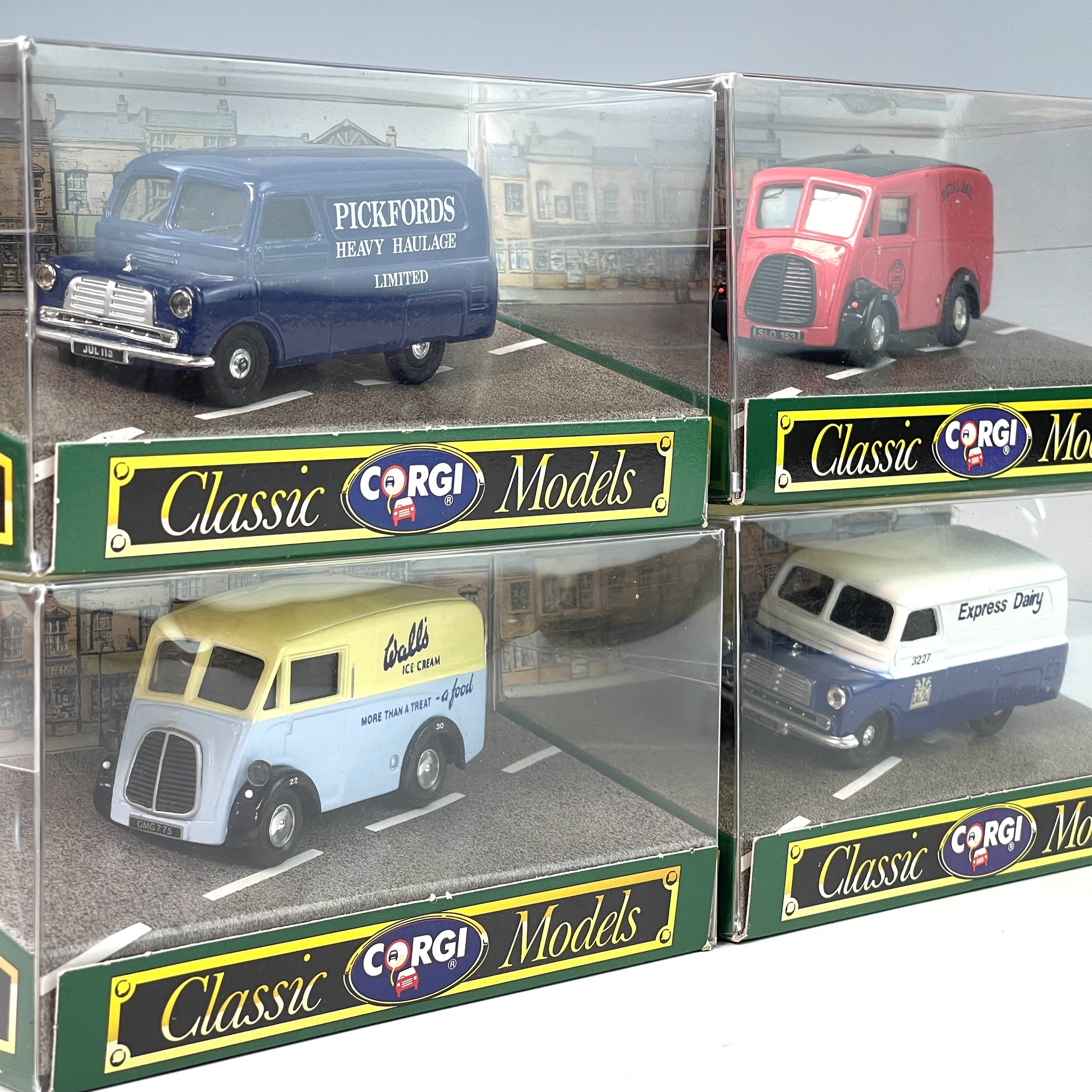 Lot 650 boxed Classic Die Cast Model Vans.