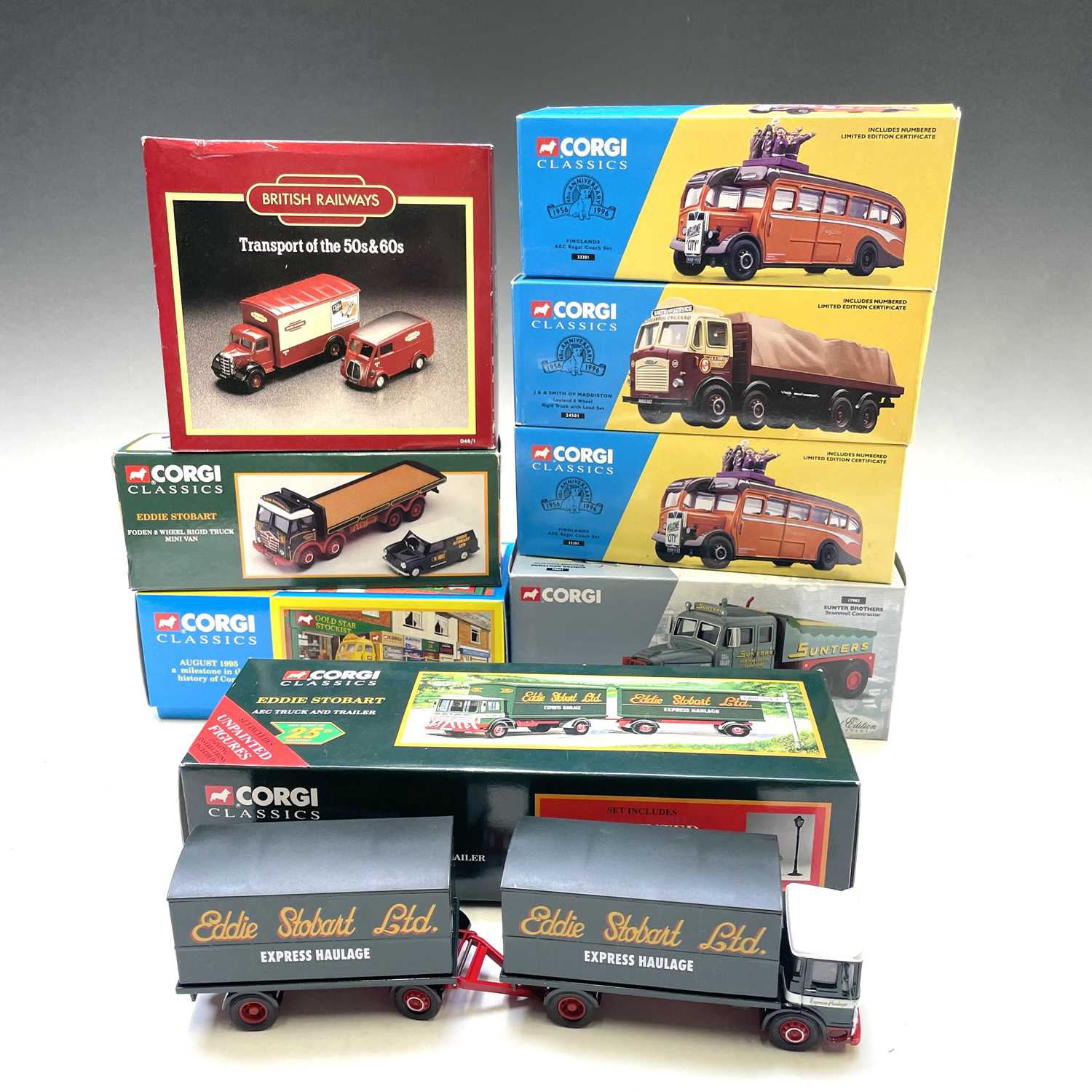 Lot 723 - Corgi Classics, Corgi Heavy Haulage, etc. Boxed Die Cast Models.