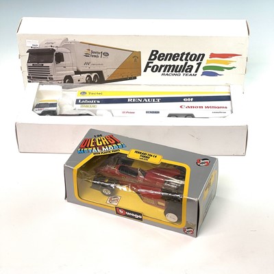 Lot 657 - Large Scale Die Cast Formula 1 1:43 Scale...